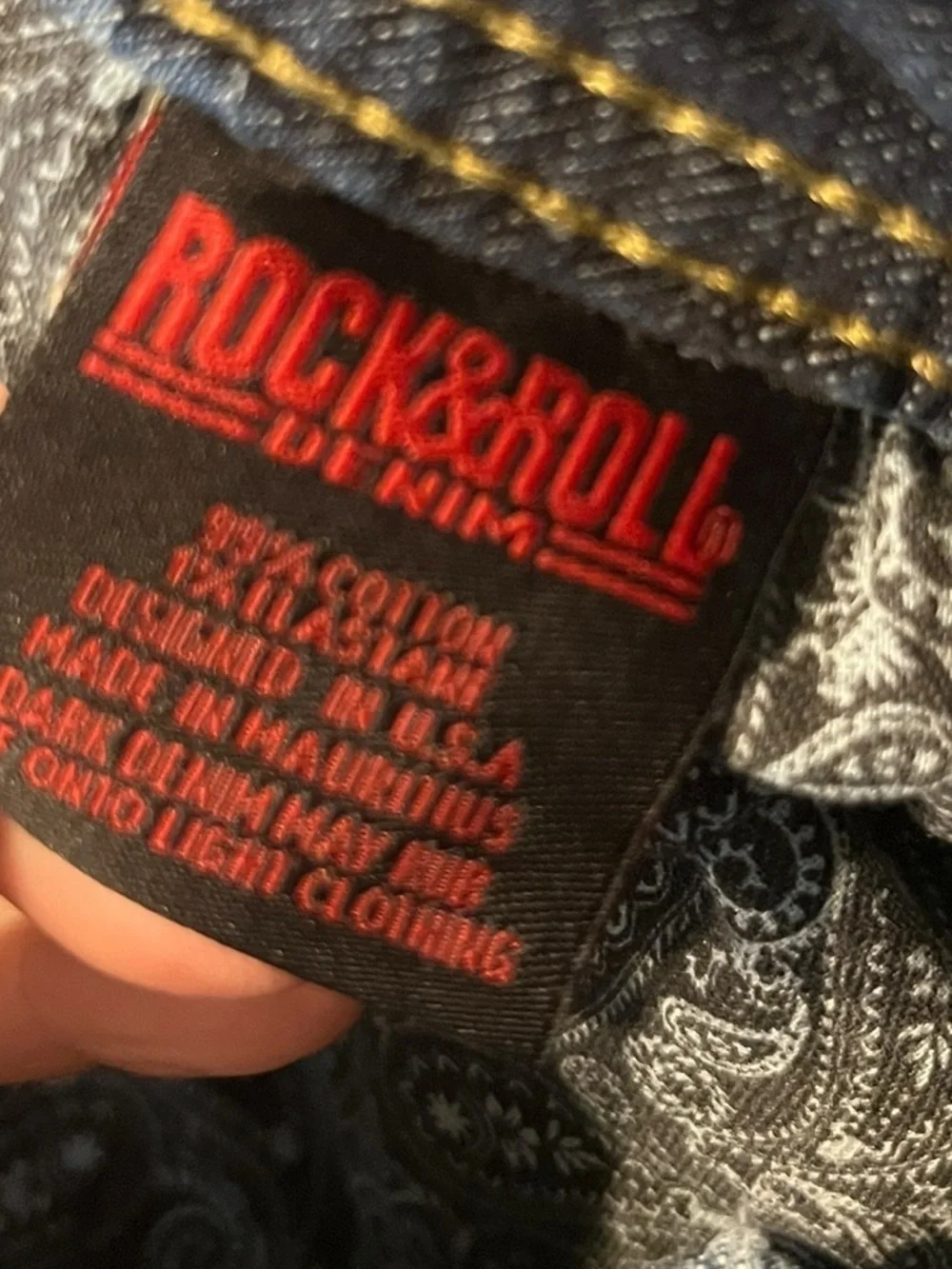 ROCK & ROLL PISTOL STRAIGHT BOOT REGUALR FIT Sz 38x34